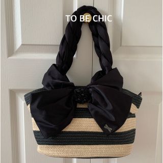 トゥービーシック(TO BE CHIC)のTO BE CHIC♡リボンバッグ(トートバッグ)