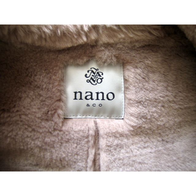 nano・universe(ナノユニバース)のナノユニバース フェイクムートンコートダッフルコート 36サイズ レディースのジャケット/アウター(ムートンコート)の商品写真