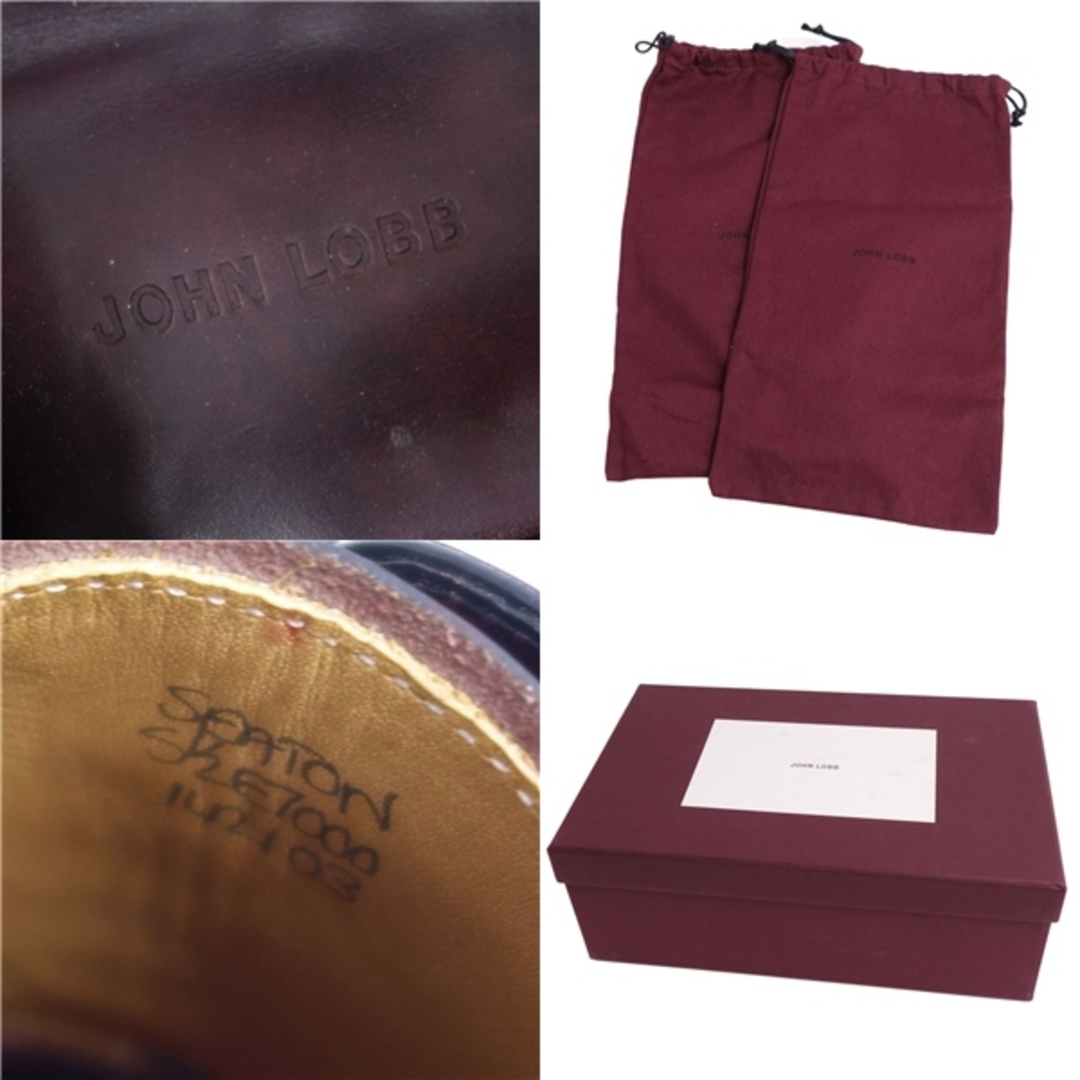 JOHN SMEDLEY(ジョンスメドレー)のジョンロブ JOHN LOBB レザーシューズ オックスフォードシューズ SEATON シートン ミュージアムカーフ カーフレザー 革靴 メンズ 5.5E(24cm相当) ボルドー メンズの靴/シューズ(ドレス/ビジネス)の商品写真