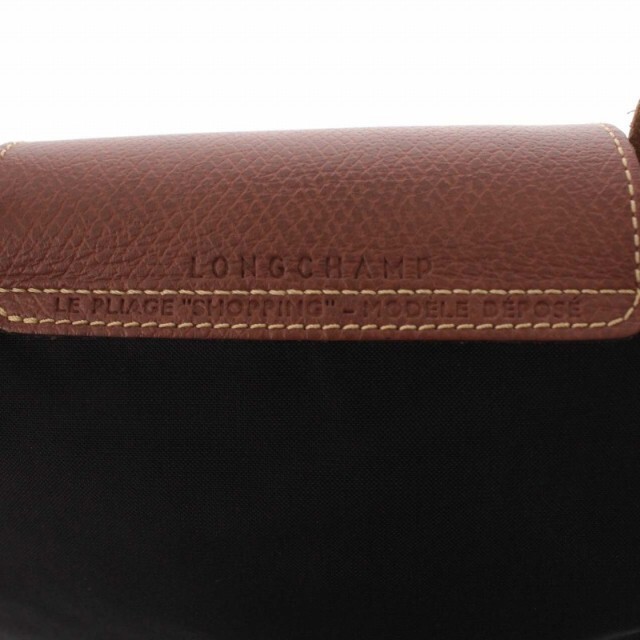 LONGCHAMP(ロンシャン)のロンシャン ル プリアージュ トートバッグ ハンドバック 黒 ブラック 茶 レディースのバッグ(トートバッグ)の商品写真