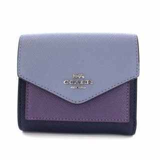 コーチ(COACH)のコーチ スモール ウォレット カラーブロック クロスグレインレザー 12123(財布)