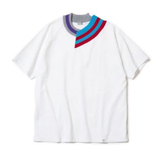 ラッピング対象外 kolor BEACON カラービーコン 襟切り替えTシャツ