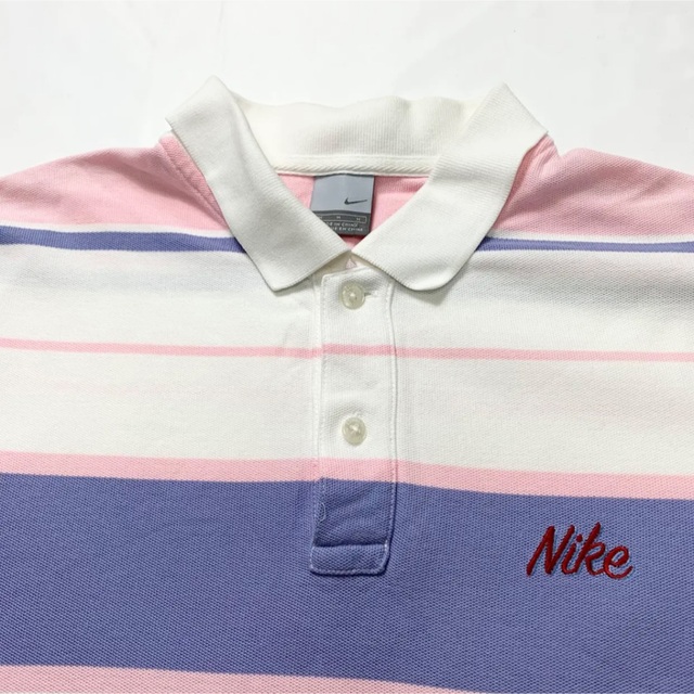 NIKE(ナイキ)のNIKE ボーダー ポロシャツ ナイキ  メンズのトップス(ポロシャツ)の商品写真