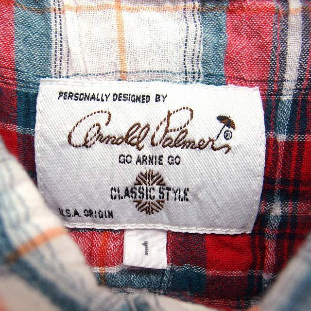 Arnold Palmer(アーノルドパーマー)のアーノルドパーマー Arnold Palmer チェック柄 シャツ ブラウス レディースのトップス(その他)の商品写真