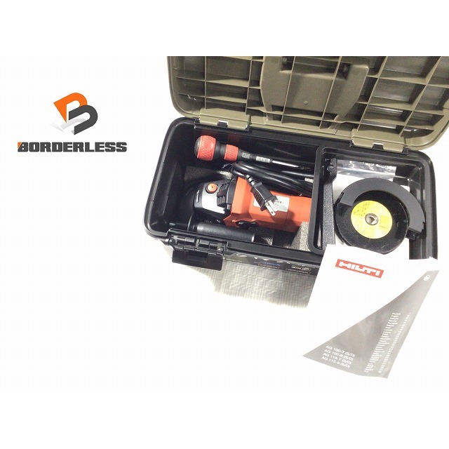 ☆美品☆ HILTI ヒルティ アングルグラインダ AG100-7S ディスク ☆美品☆ HILTI ヒルティ アングルグラインダ AG100-7S ディスク