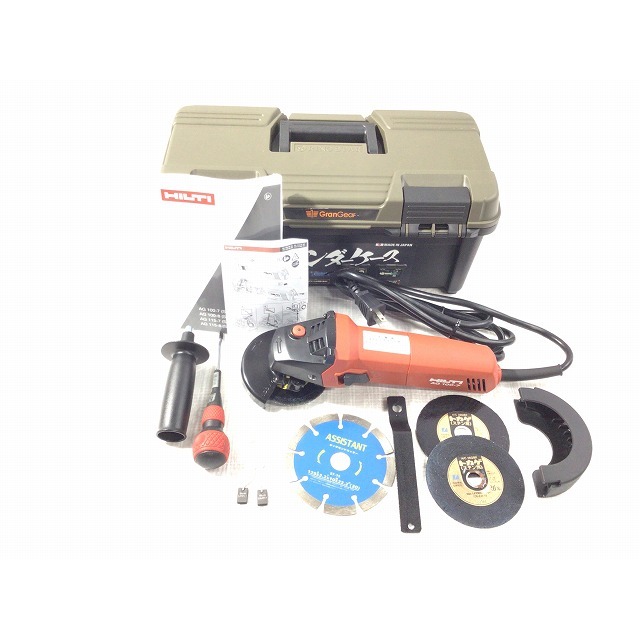 ☆美品☆ HILTI ヒルティ アングルグラインダ AG100-7S ディスク ☆美品☆ HILTI ヒルティ アングルグラインダ AG100-7S ディスク