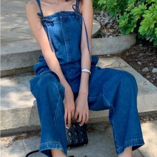 バースデーバッシュ(BIRTHDAY BASH)の2WAY DENIM ROMPERS(オールインワン)