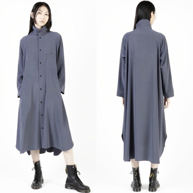 Y's - Y's Ta/Pe de CHINE LONG SHIRT DRESS ブルー1の通販 by baum
