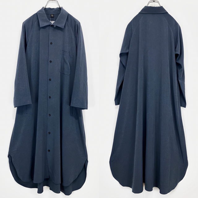 Y's - Y's Ta/Pe de CHINE LONG SHIRT DRESS ブルー1の通販 by baum