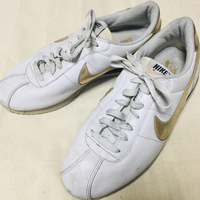 ★レア★NIKE（ナイキ） 9 27cm 白/金 90s ツートン　ヴィンテージ