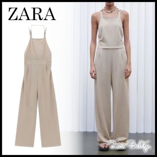 ザラ(ZARA)の【ラスト１点】ZARA　ジャンプスーツ　Mサイズ(オールインワン)