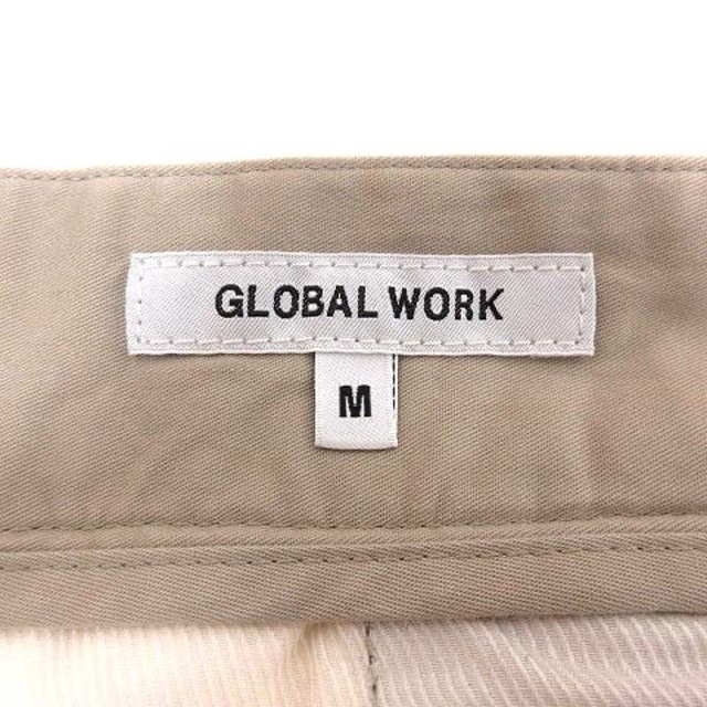 GLOBAL WORK(グローバルワーク)のグローバルワーク GLOBAL WORK テーパードパンツ M ベージュ ■MO メンズのパンツ(スラックス)の商品写真