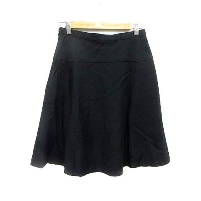 Ballsey(ボールジィ)のBALLSEY トゥモローランド フレアスカート ひざ丈 36 黒 ブラック レディースのスカート(ひざ丈スカート)の商品写真
