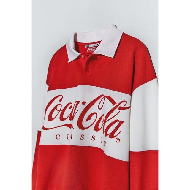 ZARA - ZARA COCA-COLA ポロシャツ コカ・コーラ Sサイズの通販 ZARA - ZARA COCA-COLA ポロシャツ コカ・コーラ Sサイズの通販