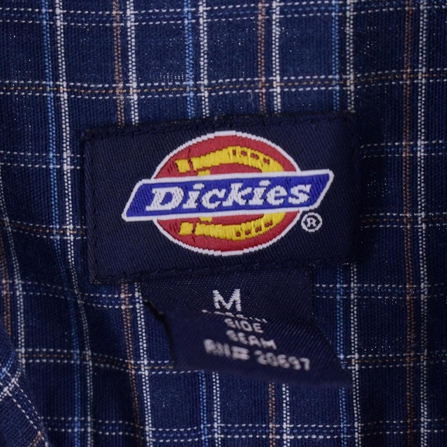 ディッキーズ Dickies 半袖 コットン チェックシャツ メンズL /eaa328903