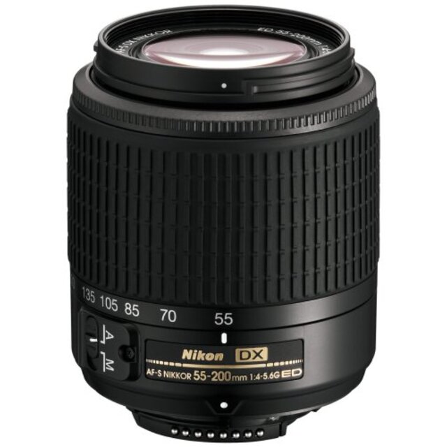 Nikon AF-S DX Zoom Nikkor ED 55-200mm F4-5.6G ブラック ニコンDXフォーマット専用 o7r6kf1