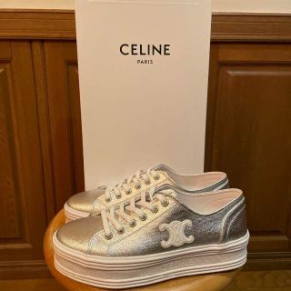 美品現行品】セリーヌ│ジェーンレースアップロースニーカー