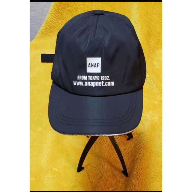 ANAP(アナップ)の【お値下げ】ANAP☆Kids Cap(黒×白) キッズ/ベビー/マタニティのこども用ファッション小物(帽子)の商品写真