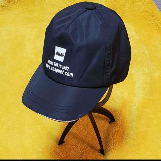 アナップ(ANAP)の【お値下げ】ANAP☆Kids Cap(黒×白)(帽子)