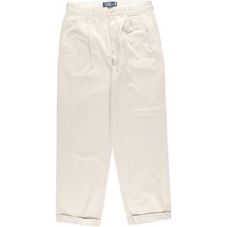 ラルフローレン(Ralph Lauren)の古着 ラルフローレン Ralph Lauren POLO by Ralph Lauren HAMMOND PANT ツータック チノパンツ メンズw36 /eaa327488(チノパン)