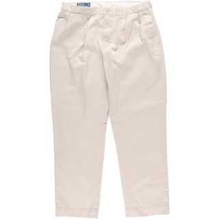 ラルフローレン(Ralph Lauren)の古着 ラルフローレン Ralph Lauren POLO by Ralph Lauren ETHAN PANT ツータック チノパンツ メンズw37 /eaa327492(チノパン)