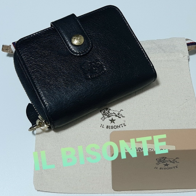 【新品】IL BISONTE　イルビゾンテ　財布　ブラック