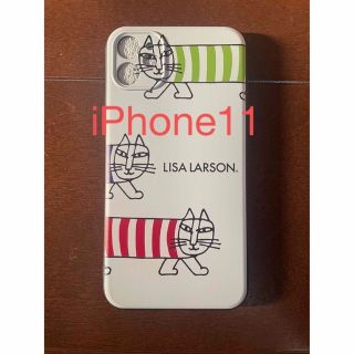 リサラーソン(Lisa Larson)のiPhone11スマホケース リサラーソン　lisalarson マイキー 白色(iPhoneケース)