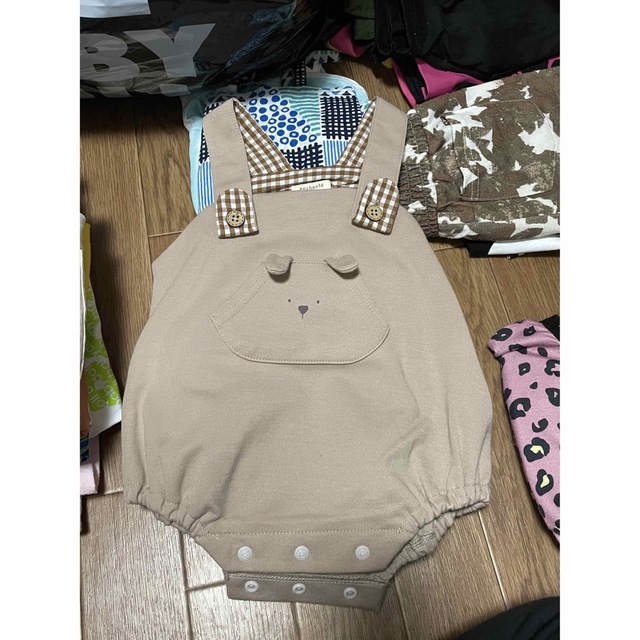 ベビーサロペット キッズ/ベビー/マタニティのベビー服(~85cm)(ロンパース)の商品写真