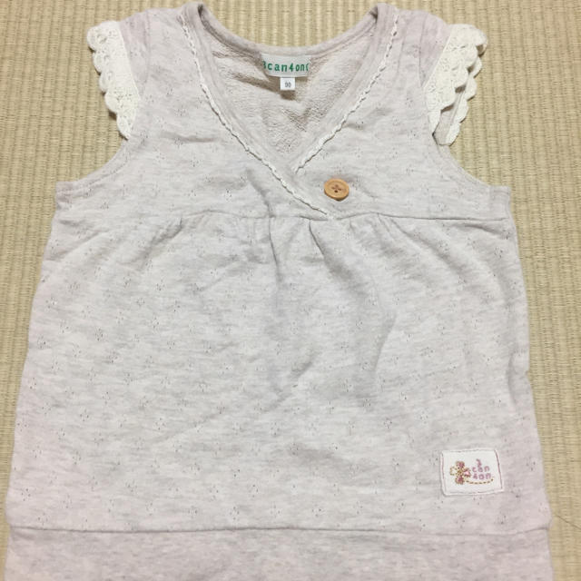 3can4on(サンカンシオン)のチュニックベスト キッズ/ベビー/マタニティのキッズ服女の子用(90cm~)(Tシャツ/カットソー)の商品写真