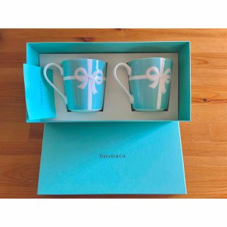 ティファニー(Tiffany & Co.)のティファニー♡ペアマグカップ　ブルーボックス付き(グラス/カップ)