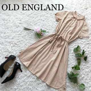 オールドイングランド(OLD ENGLAND)の洋様専用     定番♪オールドイングランド/ストライプシャツワンピース(ロングワンピース/マキシワンピース)