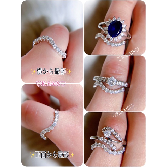 TASAKI(タサキ)のTASAKI PT900ダイヤモンドリング エタニティダイヤリング pt K18 レディースのアクセサリー(リング(指輪))の商品写真