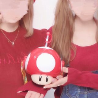 ユニバ　ドリンクホルダー　マリオ　キノコ(キャラクターグッズ)