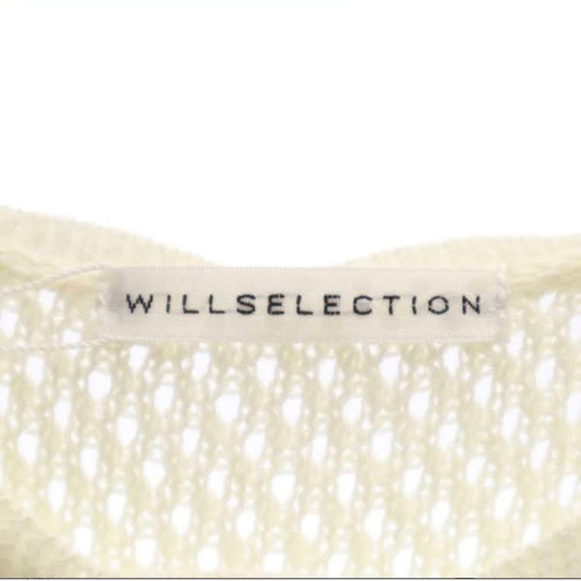 WILLSELECTION(ウィルセレクション)の新品　WILLSELECTIONウィルセレクション マーガレットニットワンピース レディースのワンピース(ひざ丈ワンピース)の商品写真