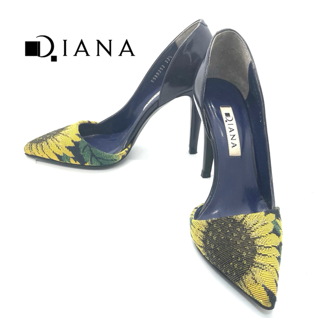 DIANA(ダイアナ)のダイアナ DIANA 花柄 パンプス 22.5センチ レディースの靴/シューズ(ハイヒール/パンプス)の商品写真