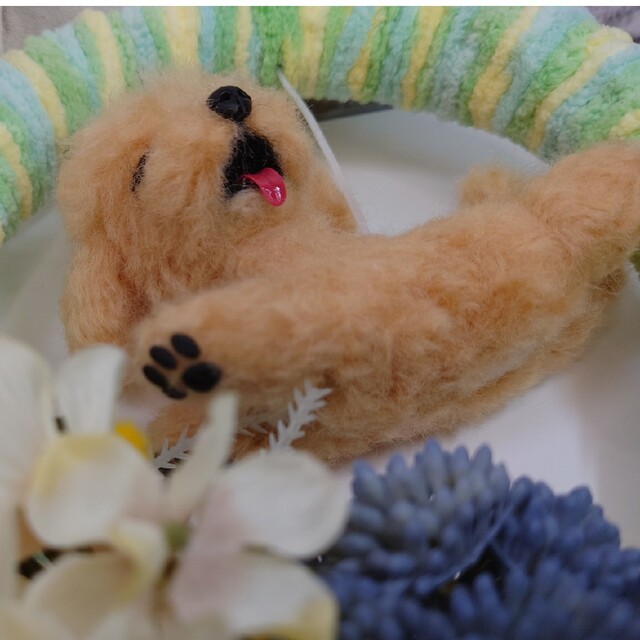 ❤リース❤️トイプードル❤️羊毛フェルト❤️の通販 by ☆Jinks☆'s