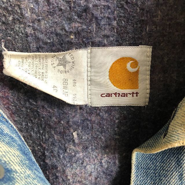 carhartt(カーハート)の【激レア】カーハート Gジャン サイズL　ブランケット裏付 ８０S メンズのジャケット/アウター(Gジャン/デニムジャケット)の商品写真