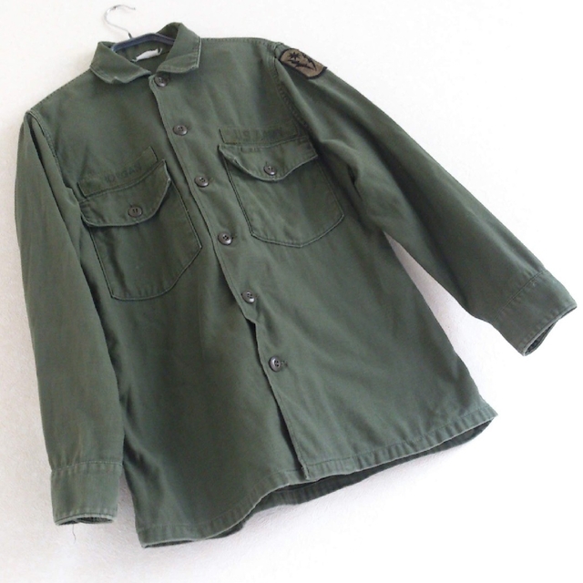 ◆29 レア 80s 90s ビンテージ ARMY ミリタリー シャツ 戦闘服