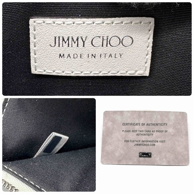 全品新品未開封 【美品】Jimmy Choo ジミーチュウ レザー スタッズ コインケース 