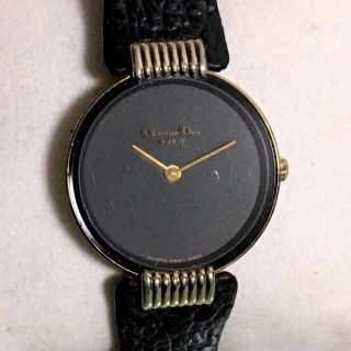 ディオール(Christian Dior) 腕時計(レディース)(ブラック/黒色系)の