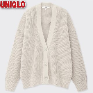 ユニクロ(UNIQLO)のUNIQLO リラックスVネックカーディガン 長袖(カーディガン)