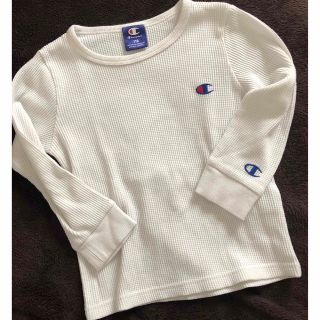 チャンピオン(Champion)のChampionチャンピオン　ワッフル長袖シャツ　カットソー110(Tシャツ/カットソー)