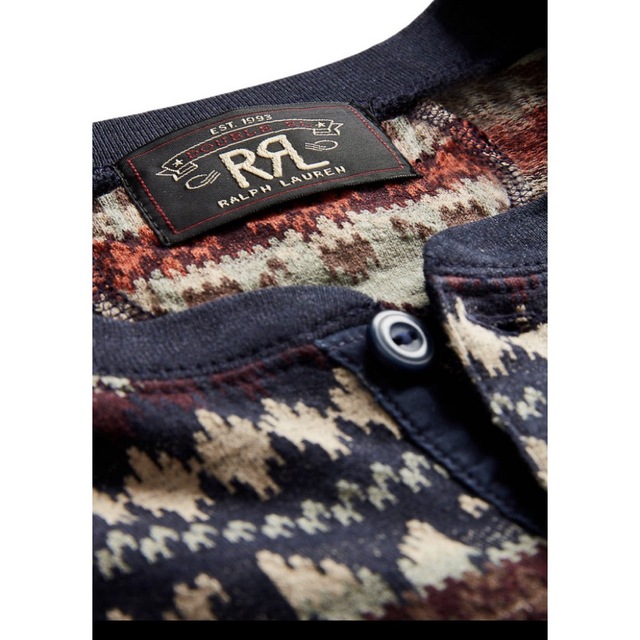 RRL(ダブルアールエル)の新品*RRL*フェア アイル ジャカード　 ヘンリーシャツ*S*ダブルアールエル メンズのトップス(Tシャツ/カットソー(七分/長袖))の商品写真