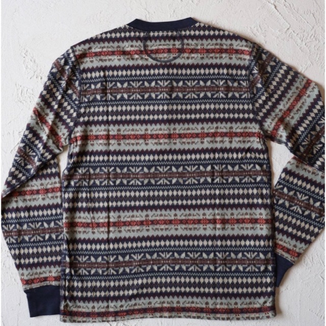 RRL(ダブルアールエル)の新品*RRL*フェア アイル ジャカード　 ヘンリーシャツ*S*ダブルアールエル メンズのトップス(Tシャツ/カットソー(七分/長袖))の商品写真