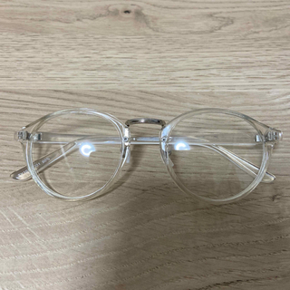 メガネ　眼鏡　クリアメガネ　透明メガネ(サングラス/メガネ)