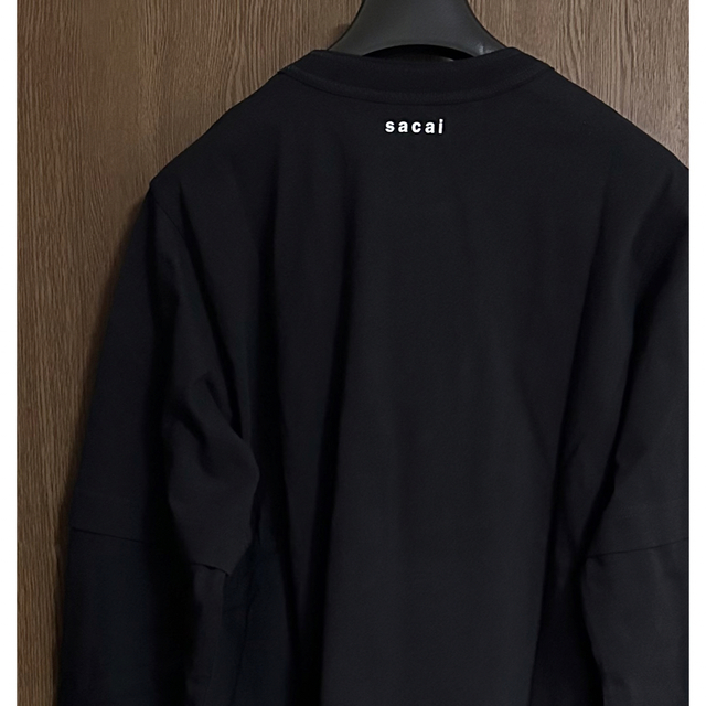 sacai サカイ 22AW スウェット madsaki 黒 メンズ 希少4