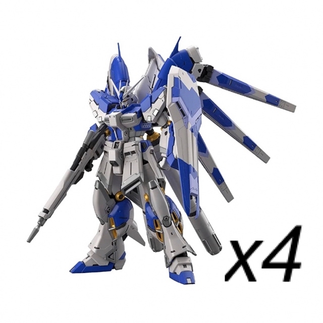 4個セット rg Hi-ν ガンダム　ハイニューガンダム　1/144