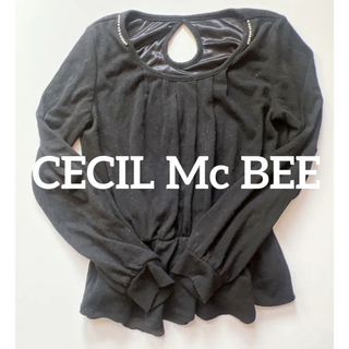 セシルマクビー(CECIL McBEE)のCECIL Mc BEE セシルマクビー ペプラム 綺麗め オフィス(Tシャツ(長袖/七分))