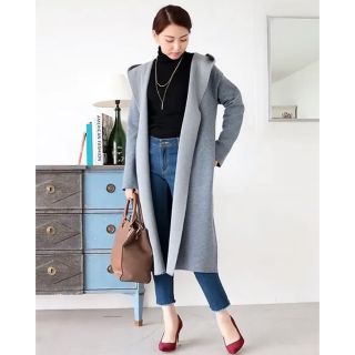 エヌナチュラルビューティーベーシック ロングコート(レディース)の エヌナチュラルビューティーベーシック ロングコート(レディース)の