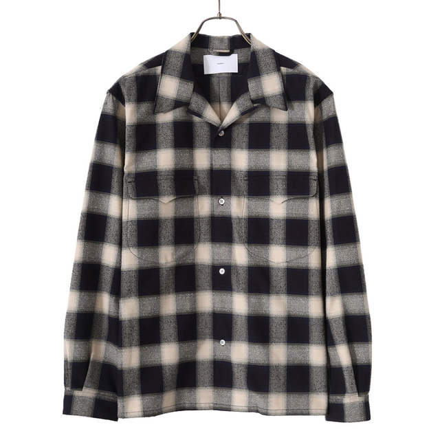 SHUGARHILL Ombre Open-Collar Shirt